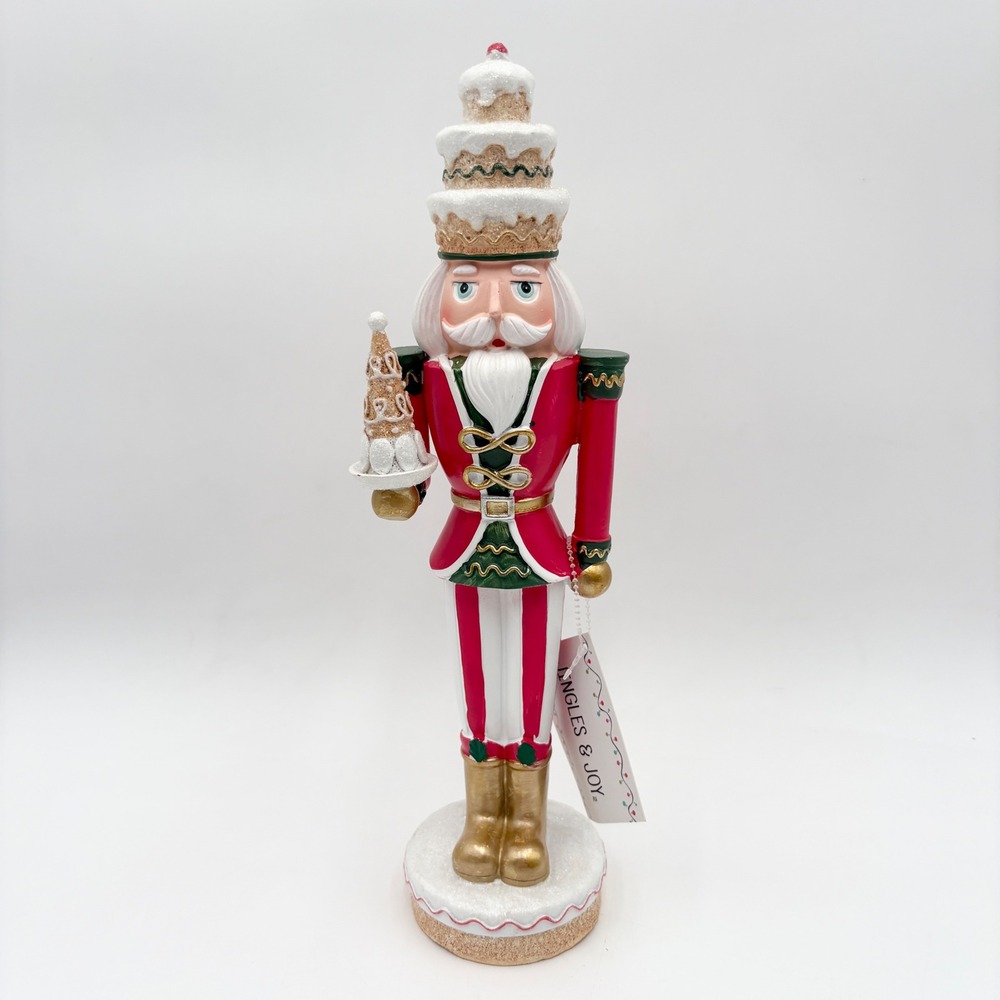 Jingles‎ & Joy Christmas Nutcracker Cake Tower Decorative Figurine Holiday Decor